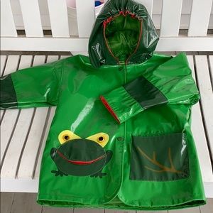Kids Frog Raincoat